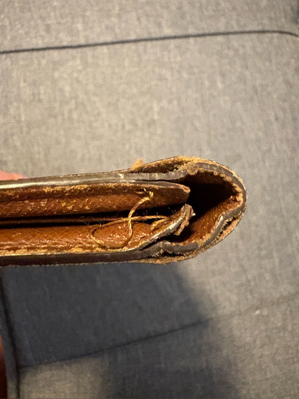 VINTAGE AUTHENTIC Louis Vuitton Porte Valeurs Cartes Crédit long monogram wallet - Picture 16 of 16
